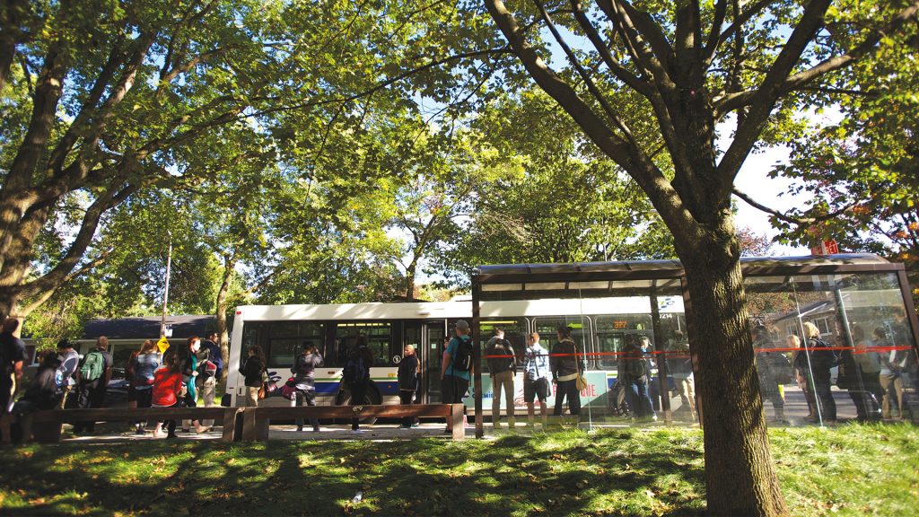 Arrêt d'autobus
